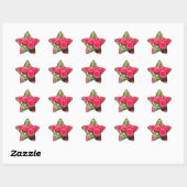 Deep Pink Dahlias Sticker (Blatt)