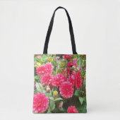 Deep Pink Dahlias Tasche (Vorderseite)