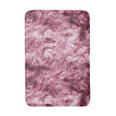 Deep Pink Fake Fur Badematte (Vorderseite Vertikal)