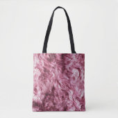 Deep Pink Fake Fur Tasche (Vorderseite)