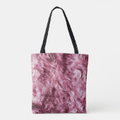 Deep Pink Fake Fur Tasche (Rückseite)