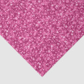 Deep Pink Imitate Glitzer & Glitzern Muster Seidenpapier (Ausschnitt)