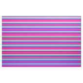 Deep Pink, Light Blue und Blue Lined Muster Stoff (Fat Quarter (45,7 x 55,9 cm))