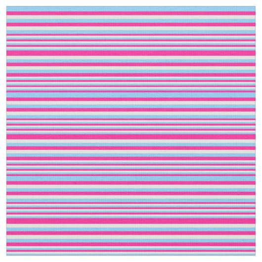 Deep Pink, Light Sky Blue und Light Cyan Muster Stoff (Nahaufnahme)