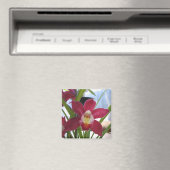 Deep Pink Orchid Magnet (In Situ (Geschirrspüler))
