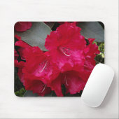 Deep Pink Rhododendron Bloom Floral Mousepad (Mit Mouse)