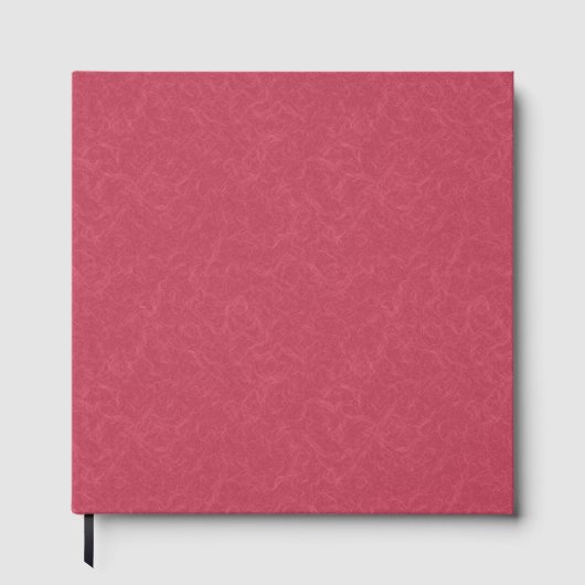 Deep pink  textured swirling  pattern gästebuch (Vorderseite)