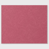 Deep pink  textured swirling  pattern geschenkpapier (Flach)