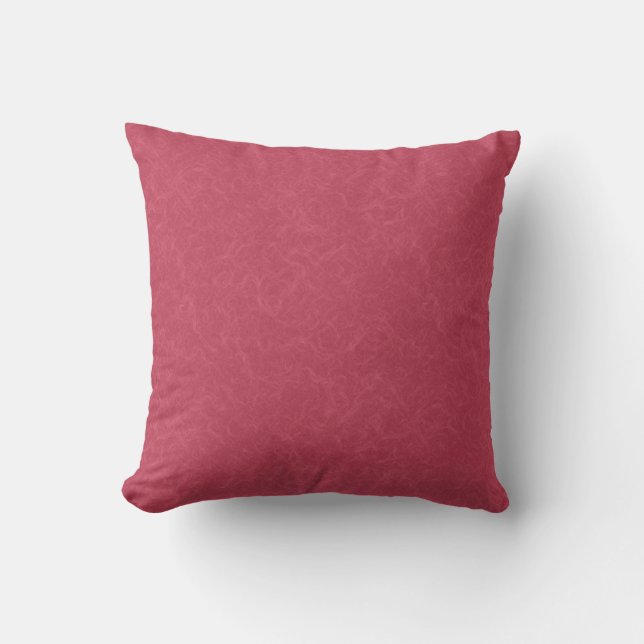Deep pink  textured swirling  pattern kissen (Vorderseite)