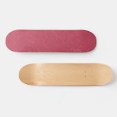 Deep pink  textured swirling  pattern skateboard (Horizontal)