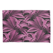Deep Pink Tropical Palm Kissenbezug (Vorderseite-Links)