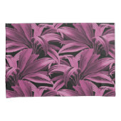 Deep Pink Tropical Palm Kissenbezug (Vorderseite-Rechts)