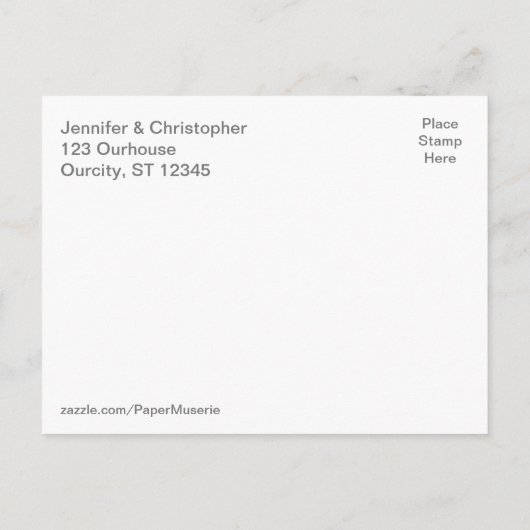 Deep Pink Watercolor Mandala Engagement Party Einladungspostkarte (Rückseite)