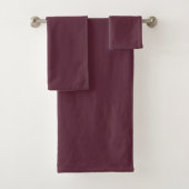 Deep Plum Badezimmer Handtuchhandtuch Set (Insitu)
