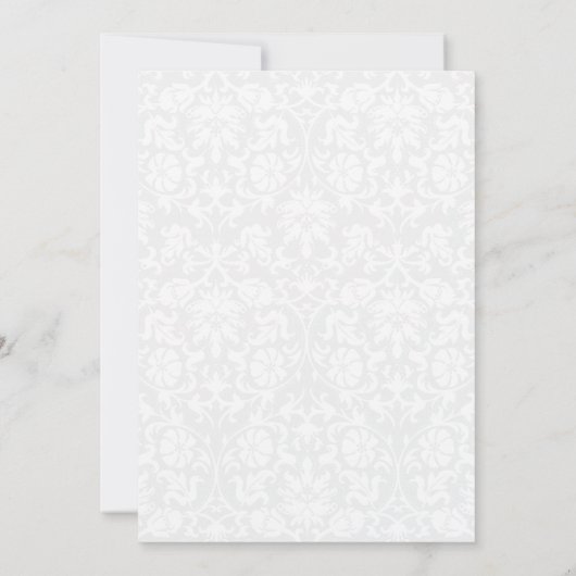 Deep Red Blume Einladung (Rückseite)