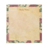 Deep Red Camellias Notizblock (Vorderseite)