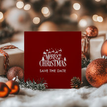 Deep Red Christmas Brunch Party