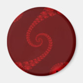 Deep Red Double Spiral Magnet (Vorne)