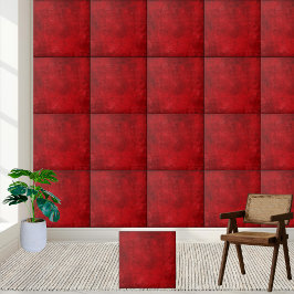 Deep Red Grunge Texture Keramik Tile Fliese