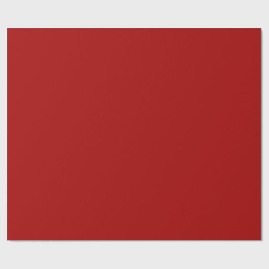Deep Red Solid Geschenkpapier (Flach)