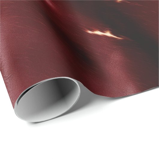 Deep Red Südwest Cowhide Geschenkpapier (Rolleneckpunkt)