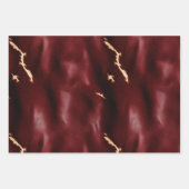 Deep Red Südwest Cowhide Geschenkpapier Set (Vorderseite)