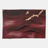Deep Red Südwest Cowhide Geschirrtuch (Horizontal)