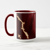 Deep Red Südwest Cowhide Tasse (Links)