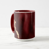 Deep Red Südwest Cowhide Tasse (Vorderseite Links)