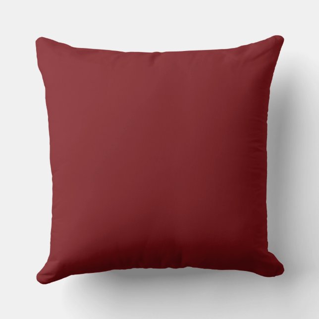 Deep Red Throw Pillows Kissen (Rückseite)
