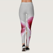 Deep Red Tullip Leggings (Rückseite)