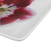 Deep Red Tullip Schneidebrett (Ecke)