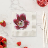 Deep Red Tullip Serviette (Beispiel)