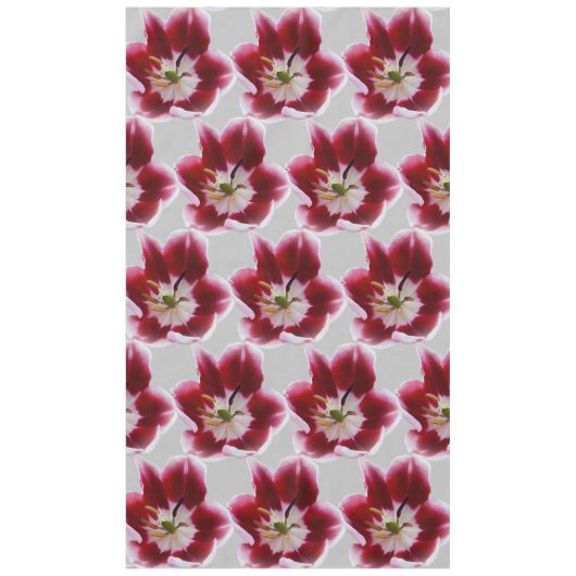 Deep Red Tullip Tischdecke (Vorderseite)