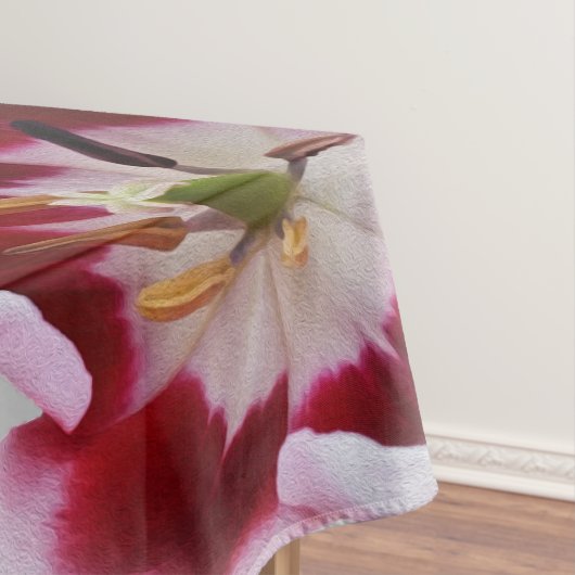 Deep Red Tullip Tischdecke (Beispiel)