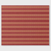 Deep Red Vintag Styled Geschenkpapier (Flach)