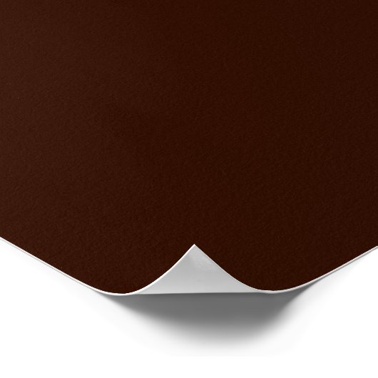 Deep Rich Brown Dekoration individuell anpassbar (Ecke)
