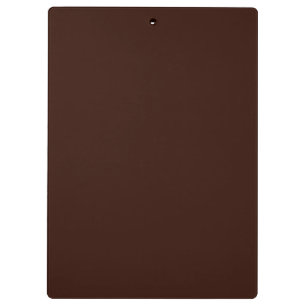 Deep Rich Brown Dekoration individuell anpassbar Klemmbrett