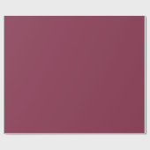 Deep Rich Burgundy Wine Solid Geschenkpapier (Flach)
