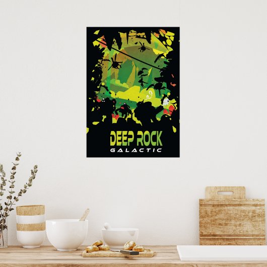 Deep Rock Galactic Fanart Artwork Poster (Küche)