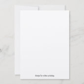 Deep Roots Jüdische Einladung zur Hochzeit (Rückseite)