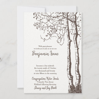 Deep Roots Jüdische Einladung zur Hochzeit