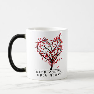 Deep Roots Open Heart Verwandlungstasse