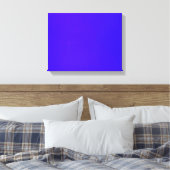 DEEP ROYAL BLAUE SOLID FARBEN 211 BACKGRUNDS WALLP LEINWANDDRUCK (Insitu (Schlafzimmer))