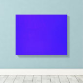 DEEP ROYAL BLAUE SOLID FARBEN 211 BACKGRUNDS WALLP LEINWANDDRUCK (Insitu (Holzboden))