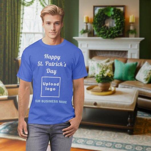 Deep Royal Blue St. Patrick's Day Business T - Shi T-Shirt