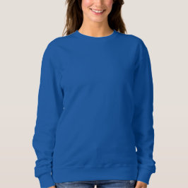 Deep Royal Women's Basic Crewneck Sweatshirt