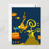 Deep Sea Birthday 12x18.jpg Postkarte (Vorne/Hinten)