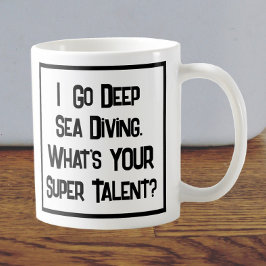 Deep Sea Diver Super Talent. Tasse