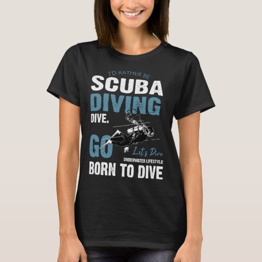 Deep Sea Diving Float Sea Diving T-Shirt (Vorderseite)